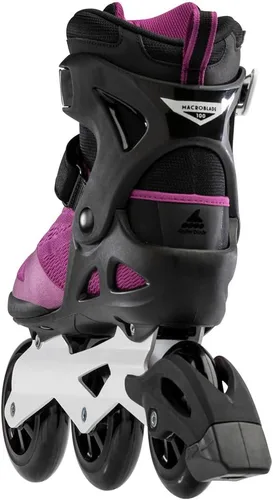 Miniatura 5 de Rollerblade Macroblade 100 3WD Patines en línea para mujer, color violeta y negro, patines en línea de rendimiento