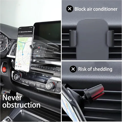 Miniatura 2 de Soporte de teléfono celular para automóvil BMW 1 2 3 4 Series GT F20 F21 F22 F23 F30 F31 F32 F33 F34 F35 F36 M2 F87 M3 M4 F80 F82 F83