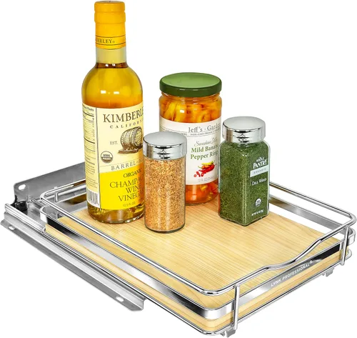 Miniatura 11 de LYNK PROFESSIONAL® Élite™ Organizador de especieros extraíble para el interior de armarios de cocina - 6-3/8 pulgadas de ancho - Cajón deslizante