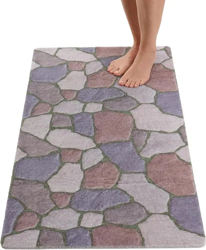 Miniatura 142 de Tapete de ducha antideslizante para bañera - Tapete de baño de lufa para baño - Tapete de baño de 40 x 16 pulgadas - Alfombra de baño antideslizante