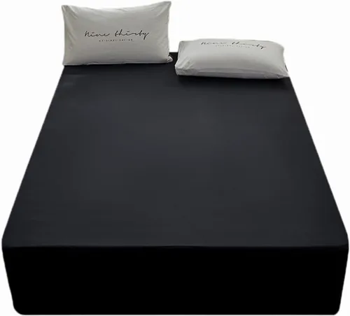 Miniatura 15 de Bedding Sábana bajera ajustable de tamaño Queen, sábana bajera para colchón de 15 pulgadas de profundidad, suave y microfibra, resistente al Rojo