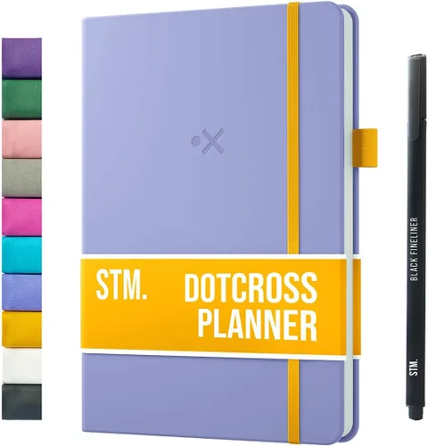 Planificador Diario 2026 (Sin Fecha) | A5 Dotcross | Tu Organizador Diario Todo en Uno, Agenda Semanal a Primera Vista, Libro de Calendario Anual |