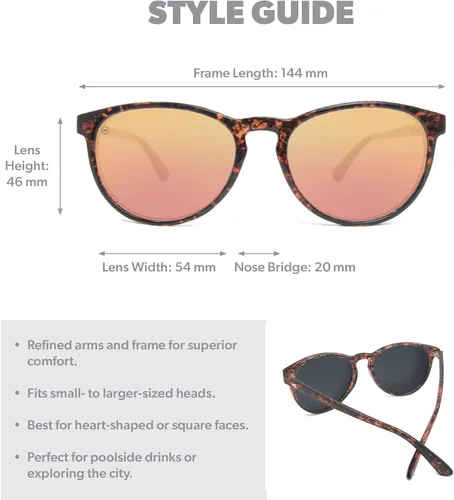 Miniatura 22 de Knockaround Mai Tais - Gafas de sol polarizadas para mujeres y hombres, lentes resistentes a los impactos y protección completa UV400