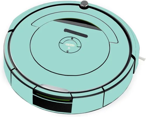 Miniatura 7 de MightySkins Skin compatible con iRobot Roomba 690 Robot Vacuum - Azul claro sólido Cubierta protectora de vinilo duradera y única Fácil