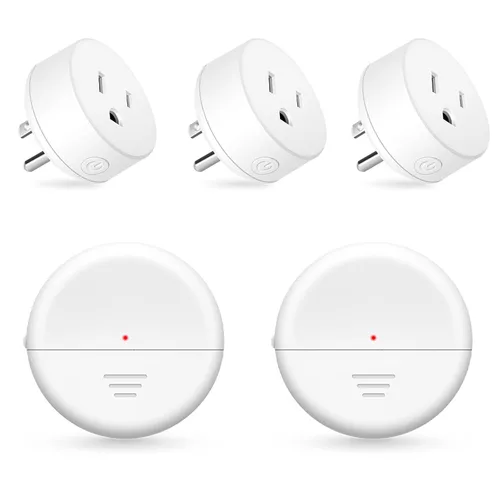 Miniatura 91 de NineLeaf Interruptor de salida remoto inalámbrico, interruptor de lámpara remoto, interruptor decorativo de enchufe de luz de encendido y apagado