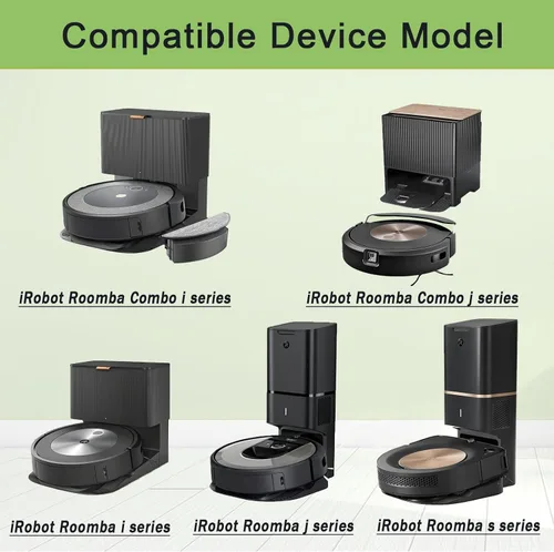 Miniatura 2 de Paquete de 10 bolsas de vacío compatibles con iRobot Roomba – i & s & j Series, bolsa de repuesto para iRobot Roomba