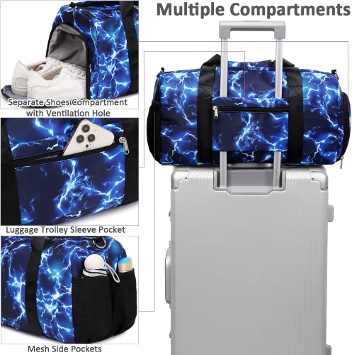 Miniatura 4 de Bolsa de baile para niñas, bolsa deportiva para niñas, niños, bolsa de gimnasio para niños, bolsa de ballet para niños, bolsa de noche