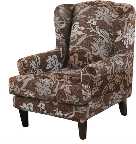 Miniatura 27 de GULI Wingback - Funda para silla de 2 piezas, fundas para silla de sillón, fundas de elastano para sofá, protector de muebles, lavable a máquina