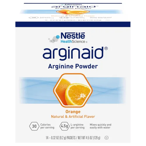 Miniatura 7 de Arginaid Arginina en polvo, fórmula de mezcla de bebidas con 0.14 onzas de L-arginina por porción, vitamina C y vitamina E, sabor a cereza, 0.32