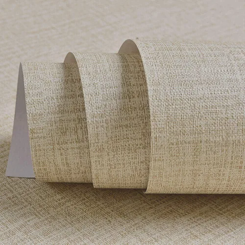 Miniatura 20 de TANONE Papel de Contacto Despegar y Pegar (15.8in x 197in), Papel Tapiz de Tela de Hierba Autoadhesivo Removible, Papel de Pared de Tela de Lino