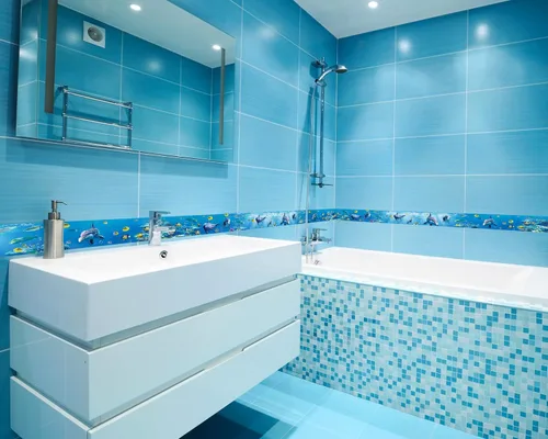 Miniatura 5 de FLFK Cenefa de papel tapiz despegable y pegable, calcomanías de pared para habitación de niños - Murales de calcomanías de peces bajo el mar, 4" x
