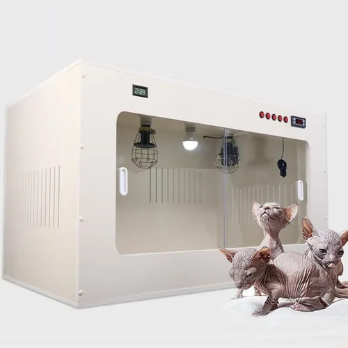 Incubadora de cachorros, caja de incubadora de mascotas para perro, perro criador grande, incubadora de gatos para cachorros, incubadora de Blanco