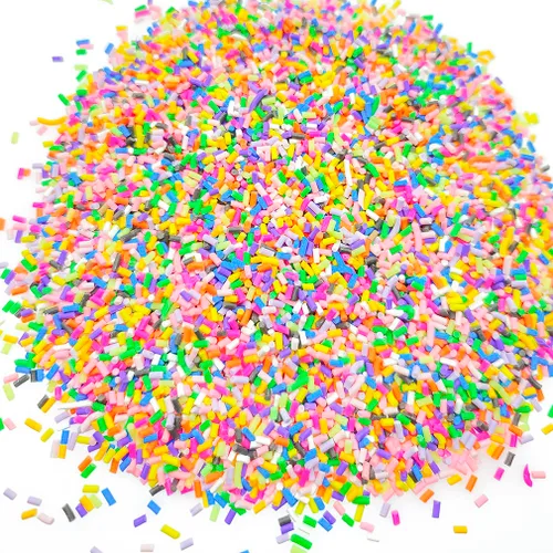 Miniatura 2 de Mulutoo Gránulos falsos de resina de 3.53 oz, chispas de caramelo falso, chispas de arcilla, chispas de polímero, rodajas de arcilla polimérica