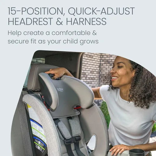 Miniatura 9 de Britax One4Life - Asiento de automóvil delgado todo en uno, hasta 10 años de uso con orientación trasera, orientación hacia adelante y modos