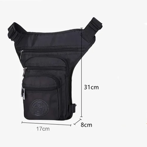 Miniatura 8 de Riñonera deportiva para muslo, riñonera táctica de carreras, impermeable, para motocicleta, al aire libre, viajes, senderismo, escalada, ciclismo