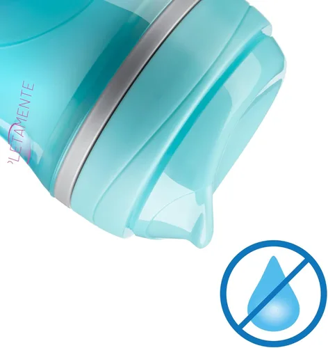 Miniatura 3 de Chicco Vaso para sorber aislado de doble pared con boquilla de borde a prueba de mordeduras y tapa sin derrames, 9 onzas. Apto para lavavajillas