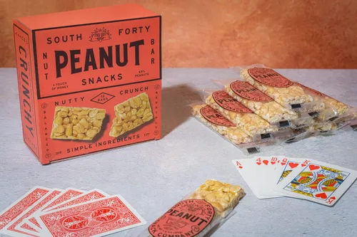 Miniatura 4 de South 40 Snacks - Barra de maní, barra extra crujiente de nueces, ingredientes simples, miel y azúcar, deliciosos racimos de nueces de proteína