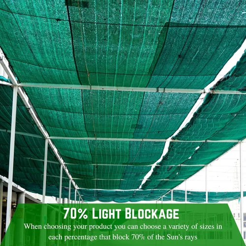 Miniatura 4 de Farm Plastic Supply - Tela de sombra verde - 70% - Tela de malla para pantalla de privacidad de vallas, sombra de jardín, malla para cercas