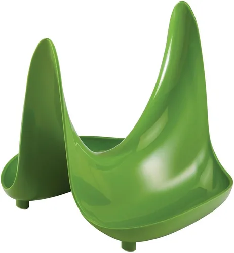 Hutzler Soporte para tapa de olla y soporte para cuchara, verde Verde lima