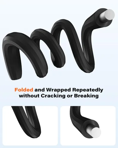 Miniatura 4 de A2C Soporte flexible para teléfono para cinta de correr, pelotón, cochecito, carrito de compras, escritorio, cuello de cisne para teléfonos