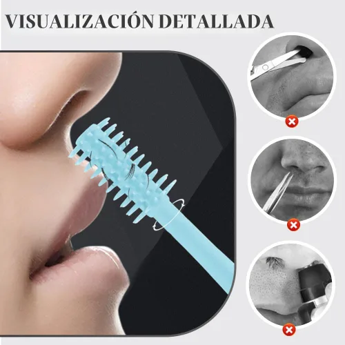 Miniatura 3 de Cortador de Vello Nasal Mejorado 2025, Herramienta Profesional 2 en 1 para Quitar Vello de Fosa Nasal, Cuchilla Afilada y Segura de Doble Cara