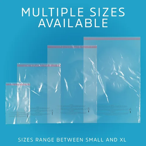 Miniatura 7 de GPI - Paquete de 100 bolsas de polietileno transparentes de 7 x 11 pulgadas, 1.5 mil. - Bolsas de polietileno resellables con tira adhesiva