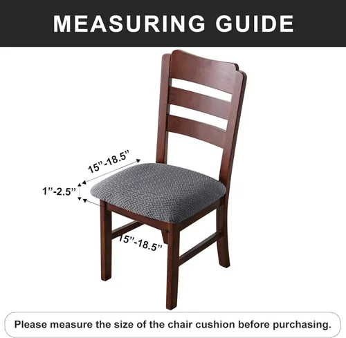 Miniatura 3 de Genina Fundas de Asiento Impermeables para Sillas de Comedor Fundas de Sillas de Comedor Fundas de Asiento de Sillas de Cocina Fundas Protectoras