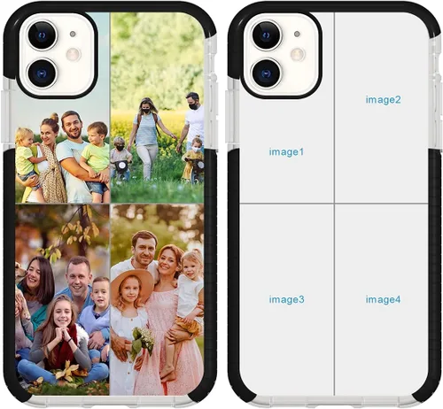 Miniatura 12 de Funda de teléfono personalizada para iPhone 11, diseño personalizado de fotos de collage de múltiples imágenes, resistente a los golpes, resistente
