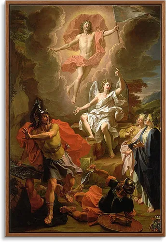 Miniatura 13 de Cuadro en lienzo con marco flotante para pared - El triunfo del cristianismo sobre el paganismo de Gustave Doré - 16 x 24 pulgadas