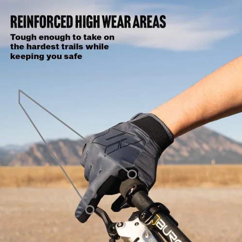 Miniatura 3 de Send It. Reveler - Guantes deportivos para hombres y mujeres, duraderos y ligeros, guantes de ciclismo de montaña y motocicleta, accesorios