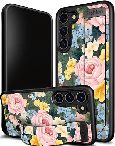 Miniatura 46 de Compatible para Samsung Galaxy S23 Funda Bonita con Correa Soporte Dedo Kickstand, Fundas de Silicona Geniales de Diseñador Funda Cover - Mariposa