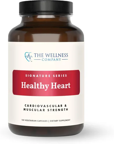 The Wellness Company Corazón saludable: fuerza cardiovascular, flujo sanguíneo, producción de óxido nítrico y niveles de colesterol saludables | 120