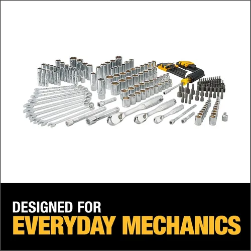 Miniatura 5 de DEWALT - Juego de herramientas mecánicas, encastre de 0.25, 0.375 y 0.5 pulgadas, SAE/métrico, 205 piezas (DWMT81534)