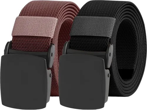 Miniatura 39 de UNGGJKB Men's Tactical Belt, Nylon Casual Elastic Belt, Work Belt That Can Be Cut And Adjusted