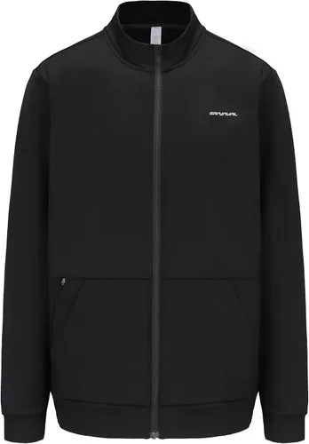 Chaquetas deportivas para hombre, sudaderas de peso medio, cremallera completa, cuello alto, manga larga, con bolsillo