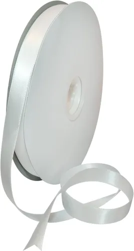 Miniatura 27 de Morex Ribbon Cinta de satén de doble cara de 1/4 pulgadas x 100 yardas, cinta blanca antigua para envolver regalos, tarjetas de regalo