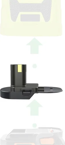NovaQuantic Actualización del adaptador para herramientas inalámbricas Ryobi de 18 V – Compatible con la instalación de baterías Ridgid de 18 V y