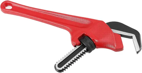 Miniatura 4 de SEUNMUK 2 llaves hexagonales de 9-1/2 pulgadas, llave de tubo compensada, herramientas de plomería ajustables de tubo de acero resistente, con mango