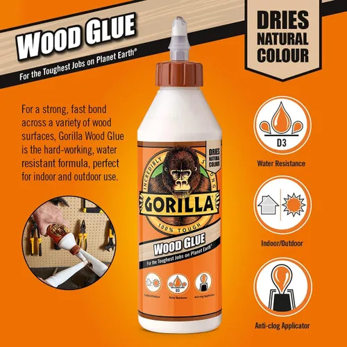 Miniatura 3 de Pegamento para madera impermeable Gorilla de 8.0 fl oz