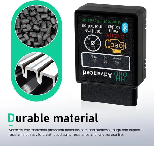 Miniatura 3 de 1 herramienta de diagnóstico Bluetooth OBD2 para automóvil, monitoreo en tiempo real ELM327 V2.1 lector de código, mini escáner antiinterferencias