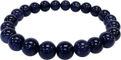 Miniatura 218 de Gem Avenue Handmade Round Bead Stretch Bracelet Unisex Natural Stone Beaded Jewelry for Men & Women, Elastic Wristband for Daily Wear