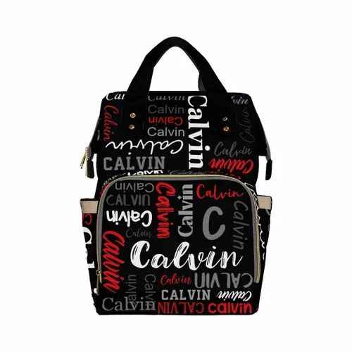 Miniatura 43 de InterestPrint Bolsa de pañales con nombre, mochila personalizada para hombres y mujeres, Color 17, Mochilas Daypack