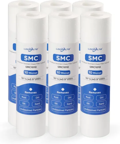 Miniatura 10 de Whole House - Cartucho de filtro de agua de polipropileno hilado de 10 x 2.5 pulgadas para Culligan P5, WH-S200-C, HF-360A, P5A, P5-10, SDC-25-1005
