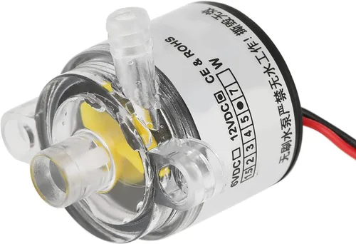 Miniatura 8 de 12V Mini sin escobillas DC grado alimenticio 6W sumergible para beber fuente exprimidor acuario, fuente, estanque de peces pequeño, sistema solar