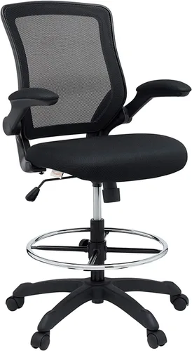 Miniatura 4 de Silla giratoria Modway Veer, Negro