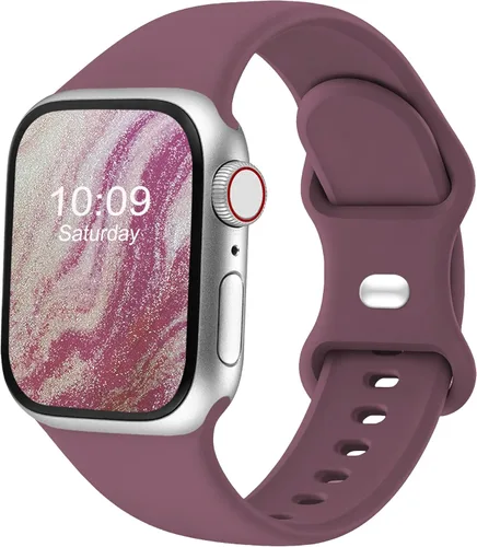 Miniatura 39 de Correas deportivas compatibles con Apple Watch de 38mm 40mm 41mm 42mm 44mm 45mm 46mm 49mm, p/mujer y hombre, correa de silicona para iWatch Series