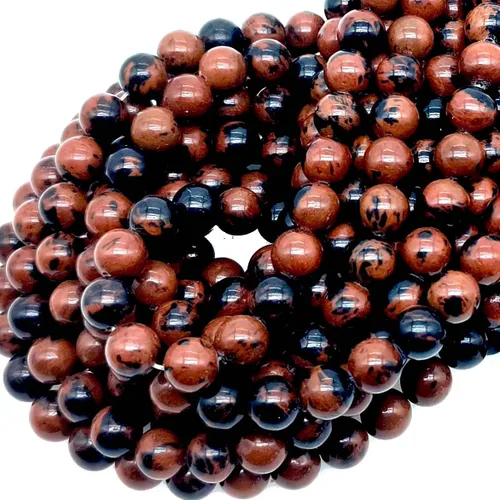 Miniatura 35 de Cuentas redondas naturales de aguamarina púrpura de 0.394 in materiales de bricolaje pulsera, collar, aretes, fabricación de cuentas de ágata