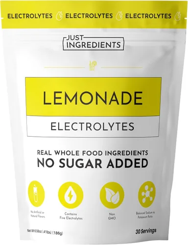 Miniatura 8 de JUST INGREDIENTS Blue Hawaiian - Mezcla de bebida de electrolitos 30 porciones Agua de coco orgánica, espirulina y electrolitos de 5 claves