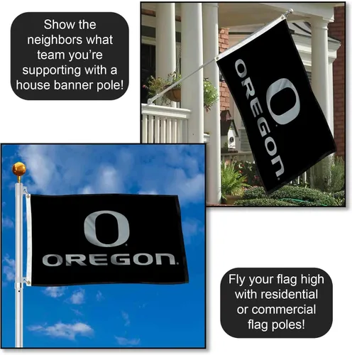 Miniatura 3 de Bandera negra de Oregon de 3 x 5