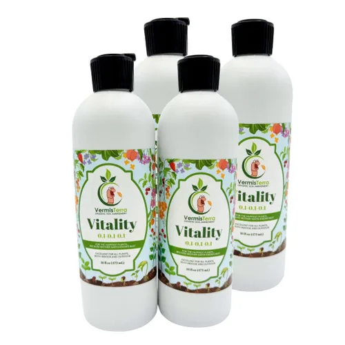 Miniatura 10 de VermisTerra Vitality - Alimento para plantas de interior y plantas de interior, fertilizante equilibrado de la madre tierra, orgánico, esquejes